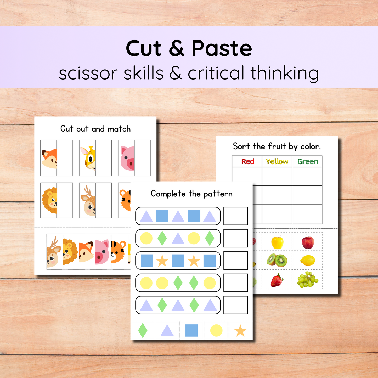 Cut & Paste Activities