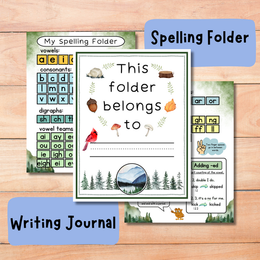 Spelling Folder & Writing Journal
