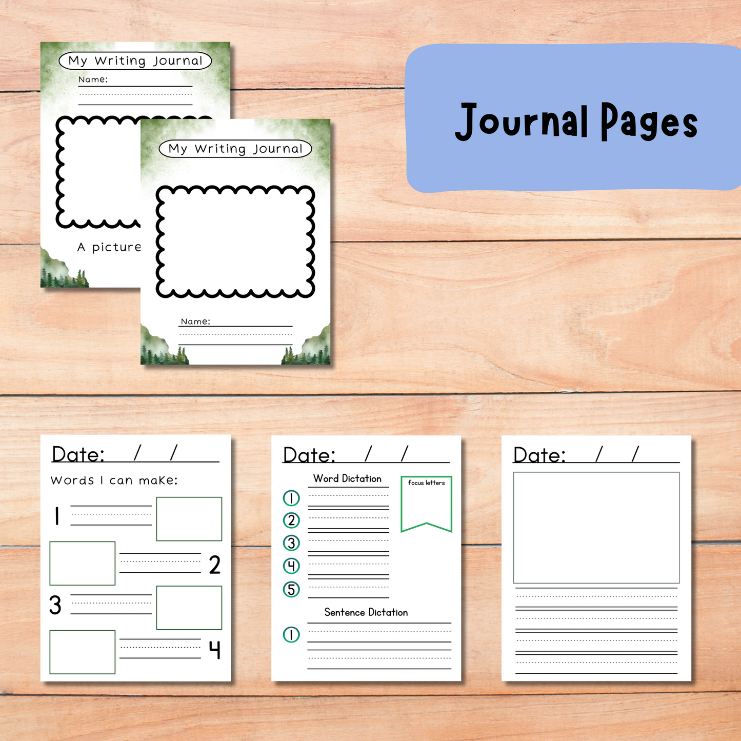 Spelling Folder & Writing Journal
