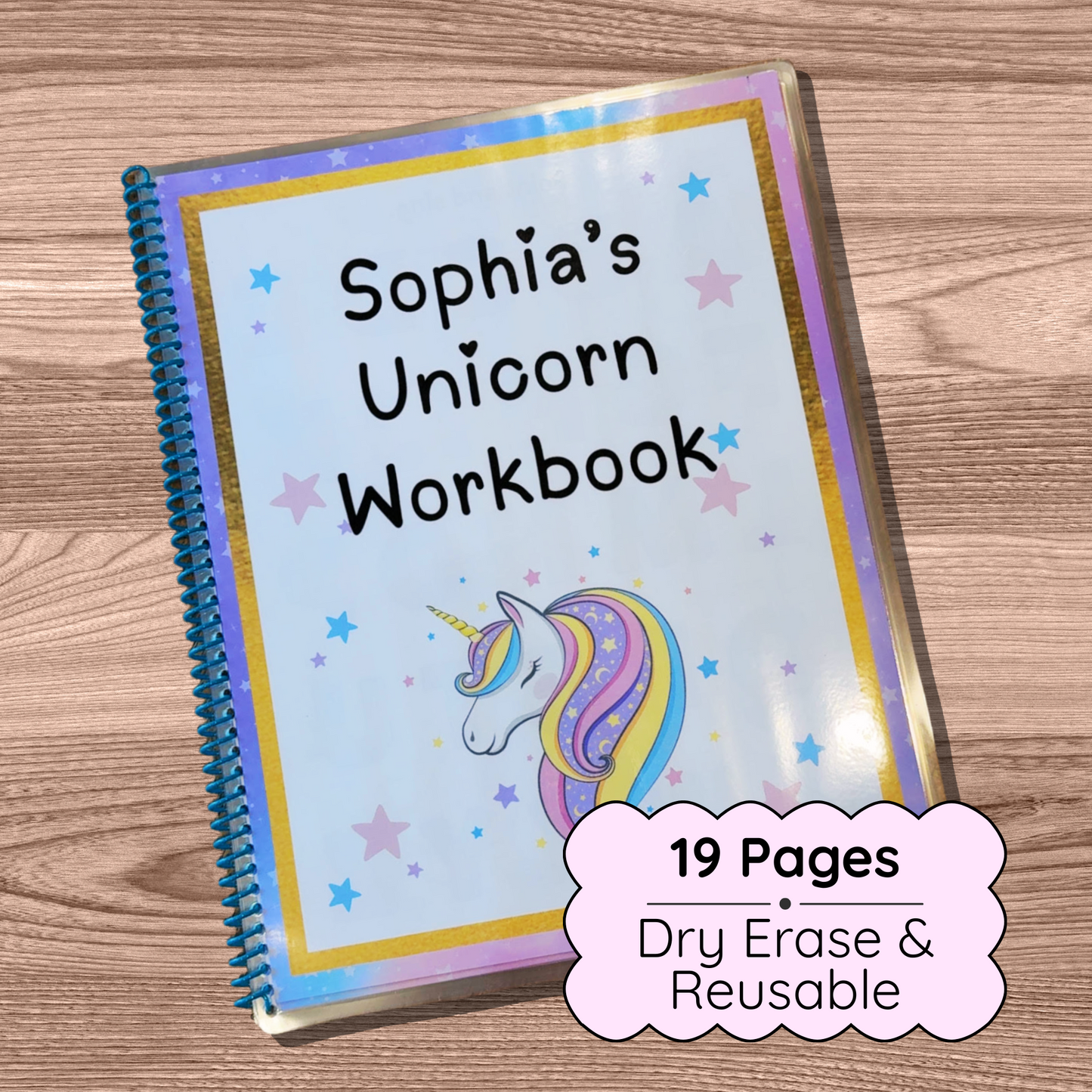 Reusable Preschool Workbook