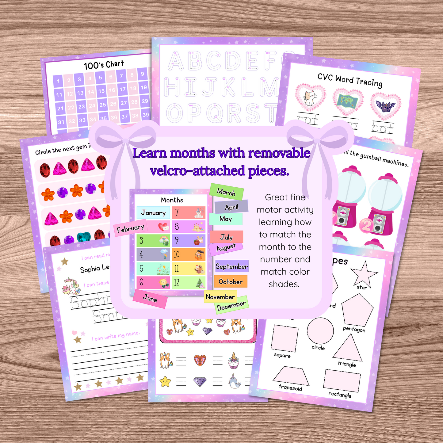 Reusable Preschool Workbook