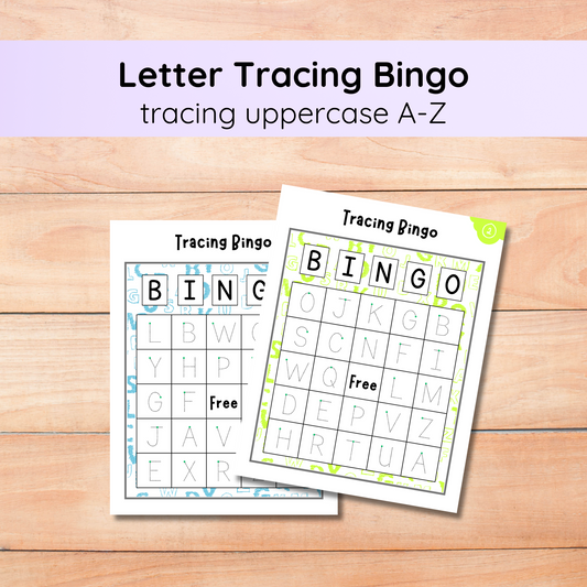 Alphabet Tracing Bingo