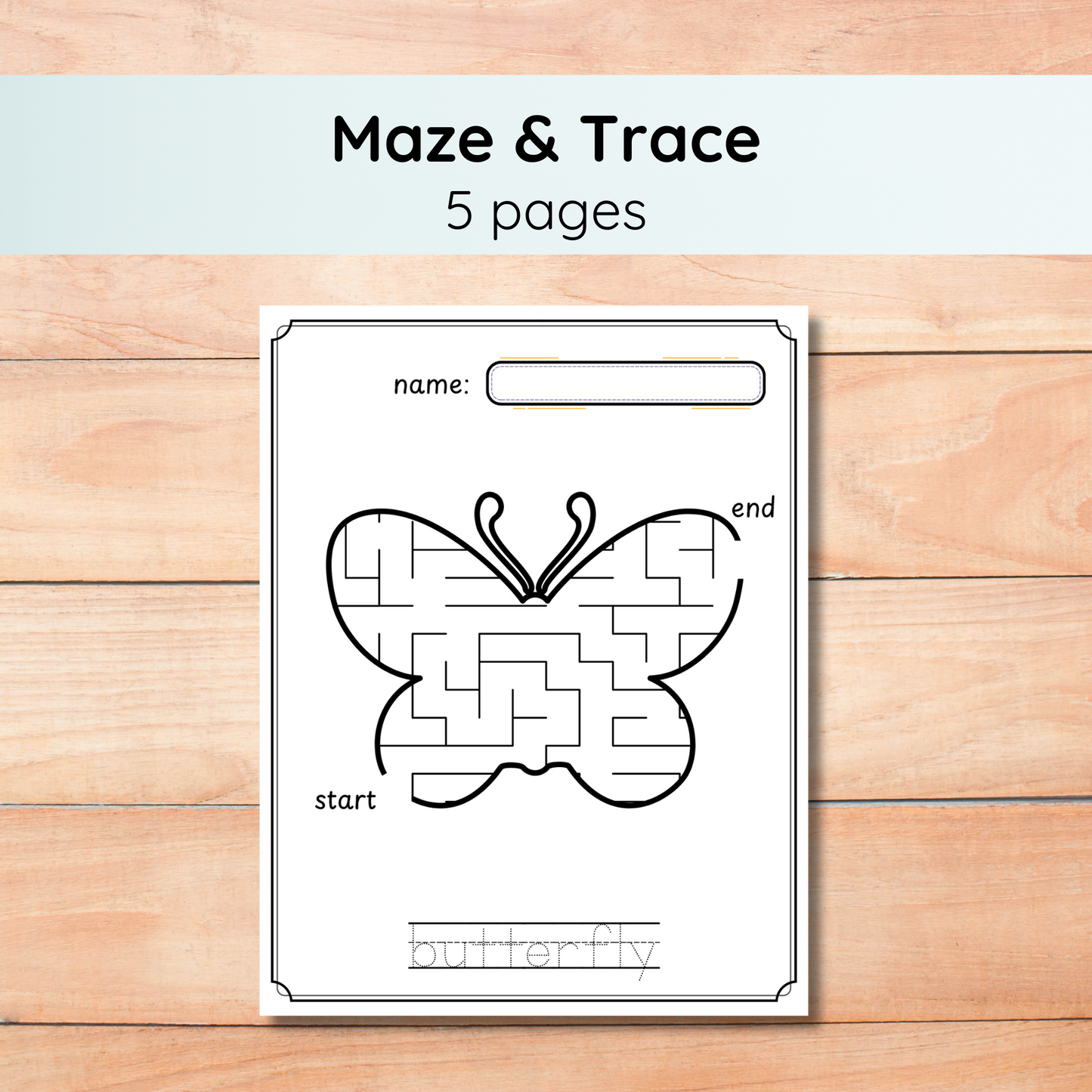 Animal Maze Worksheets (FREE)