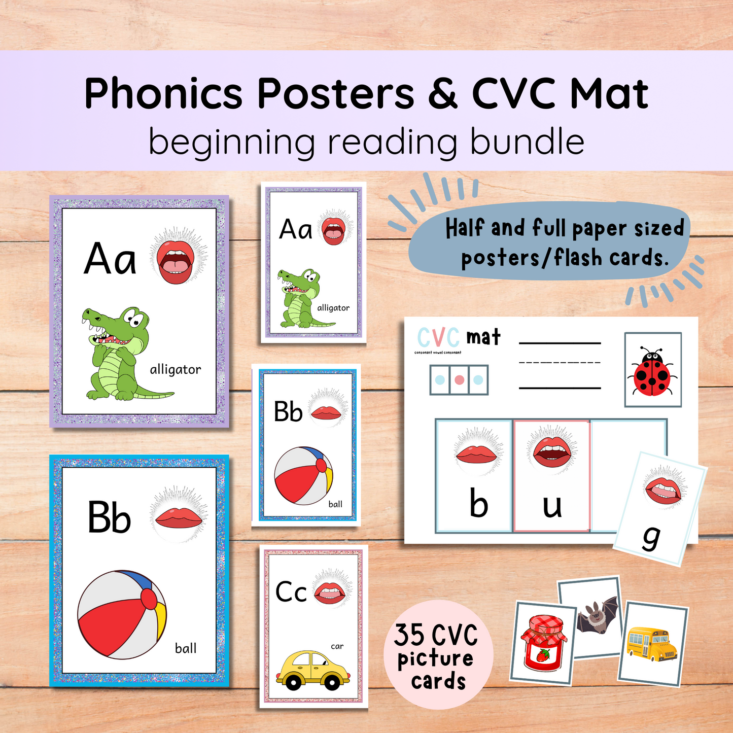 Beginning Reading Bundle (Phonics & CVC)