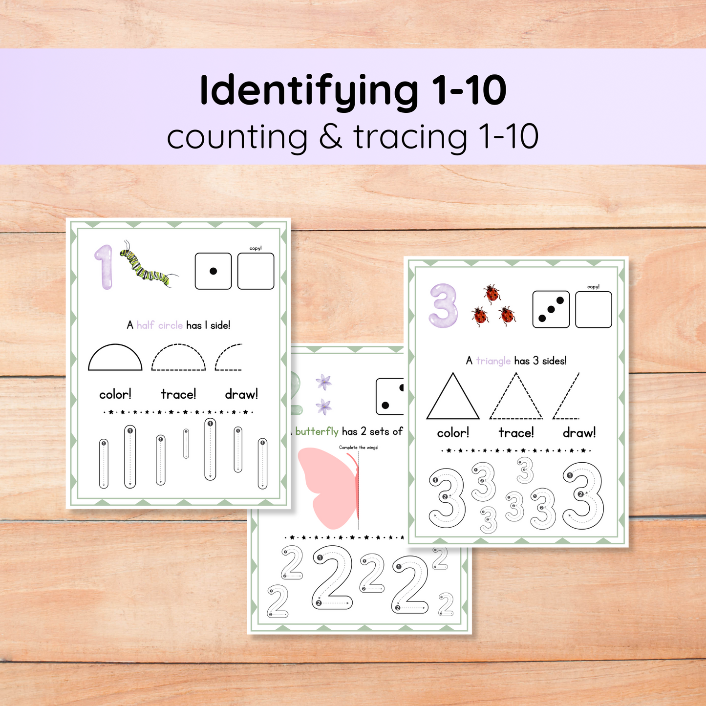 Number Identification & Tracing
