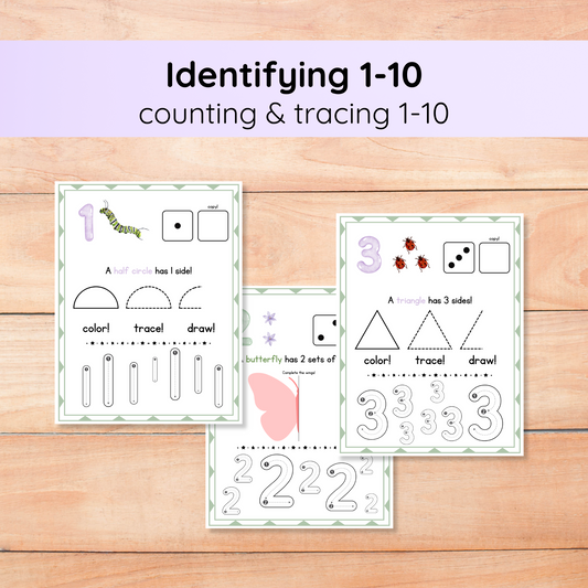 Number Identification & Tracing