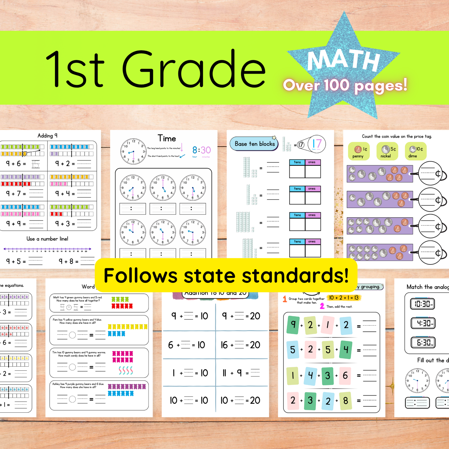 First Grade Worksheets